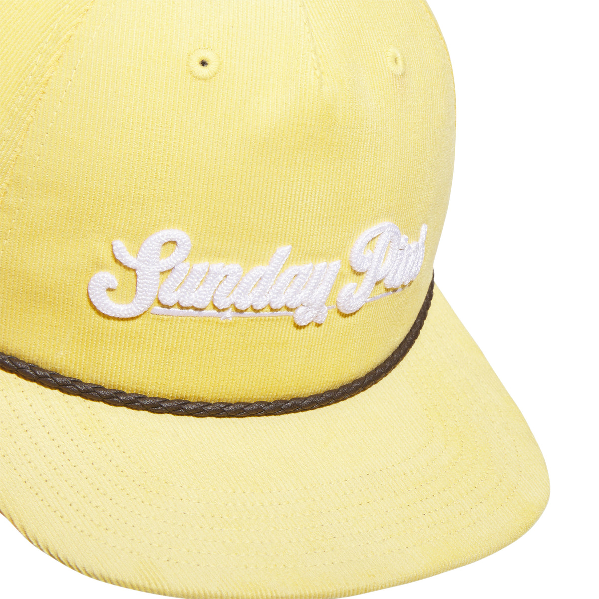 adidas Sunday Pins Leather Cord Corduroy Cap Semi Spark Fine Golf