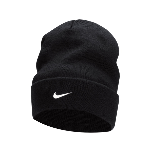 Nike Peak Standard Cuff Metal Swoosh Beanie - Black