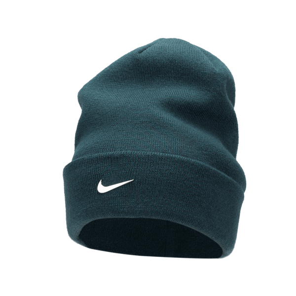 Nike Peak Standard Cuff Metal Swoosh Beanie - Deep Jungle