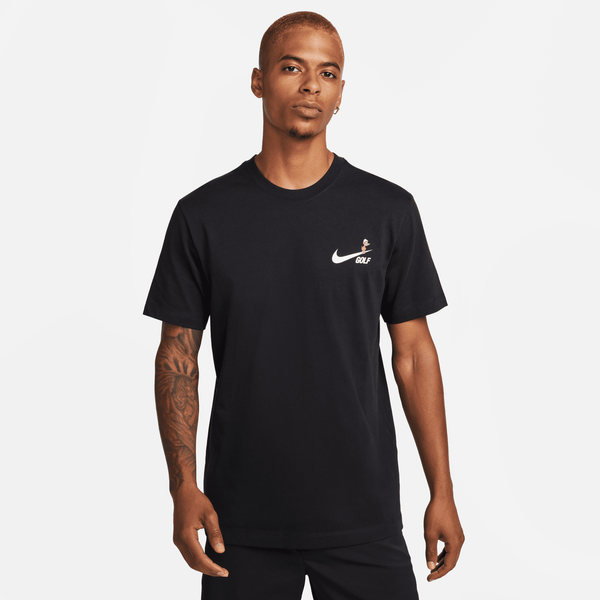 Nike Men's Swoosh Golf T-Shirt - Black