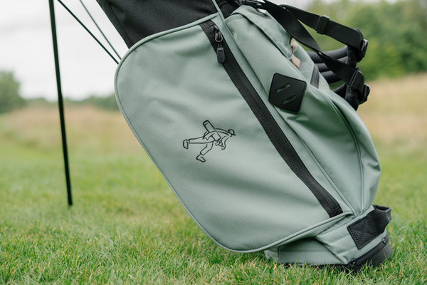 New Jones x Fine Rover Stand Bag - Black/Sage Leaf