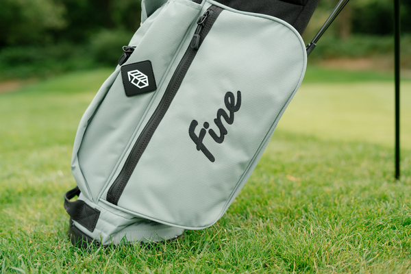 New Jones x Fine Rover Stand Bag - Black/Sage Leaf