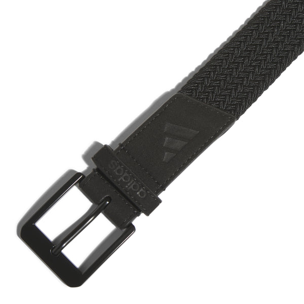 adidas Golf Braided Stretch Belt - Black