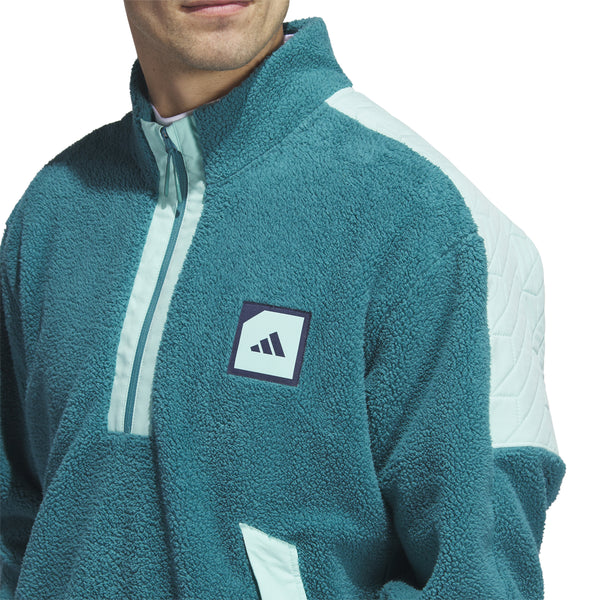 adidas Golf Adicross padded fleece 1/4 Zip Jacket - Arctic Fushion