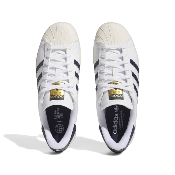 adidas Superstar Golf Shoes - White/Collegiate Navy