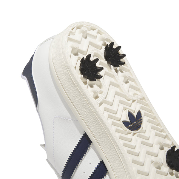 adidas Superstar Golf Shoes - White/Collegiate Navy