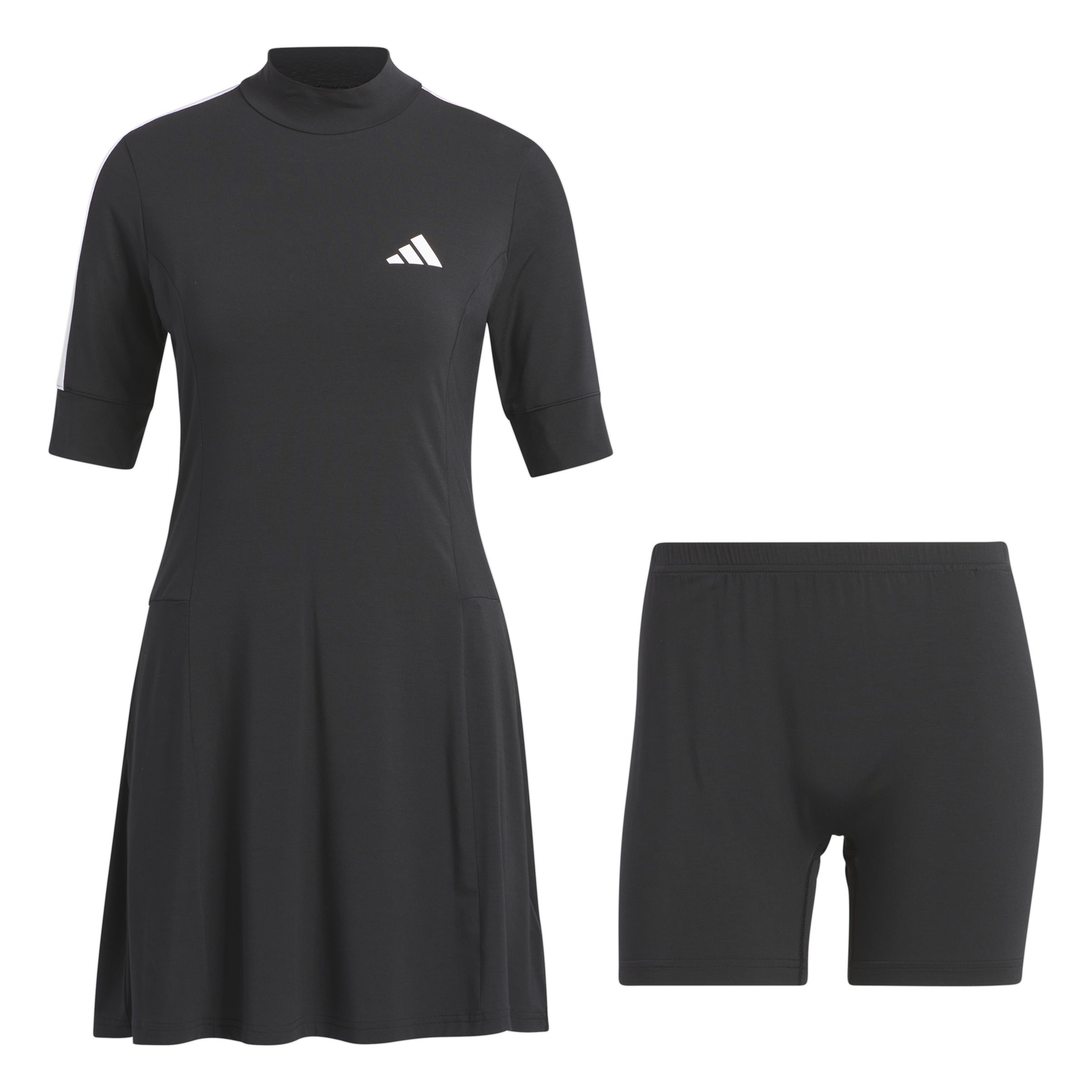 adidas Golf Women's Made With Nature Golf Dress - Black Fine Golf adidas Golf Women's Made With Nature Golf Dress - Black Fine Golf