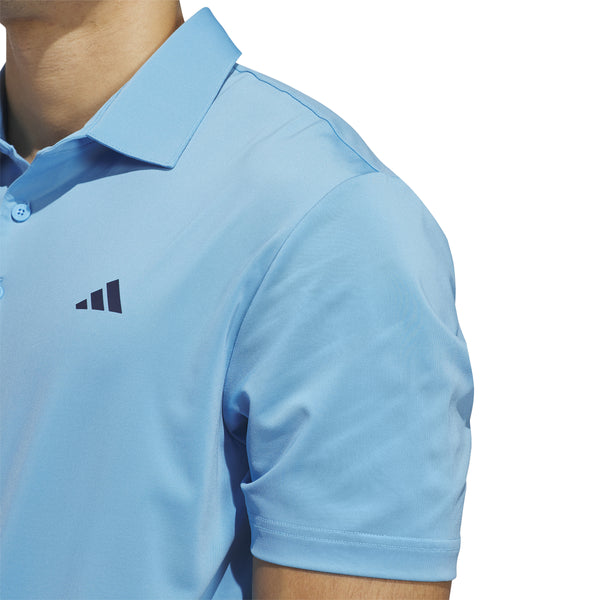 adidas Ultimate365 Solid Golf Polo Shirt - Semi blue burst