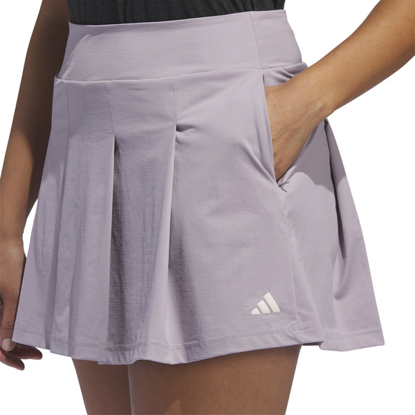 adidas Golf Women's Ultimate365 Tour Pleated Skort - Preloved Fig SS24