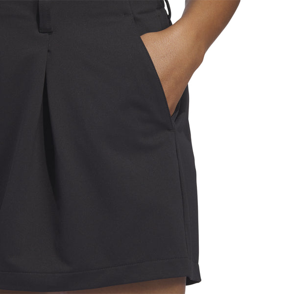 adidas Women's Go-To Pleated Golf Shorts - Black SS24