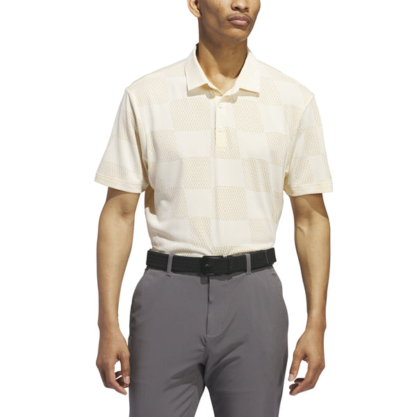 adidas Ultimate365 Textured Polo Shirt - Ivory