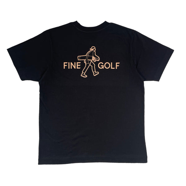 NEW Fine Golf - Looper Man T-shirt Black