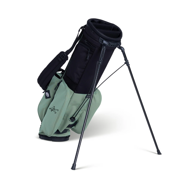 New Jones x Fine Rover Stand Bag - Black/Sage Leaf