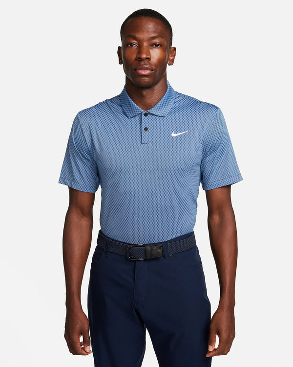 Nike Tour Men's Dri-FIT Golf Polo - Midnight Navy/Court Blue/University Blue/White SS24