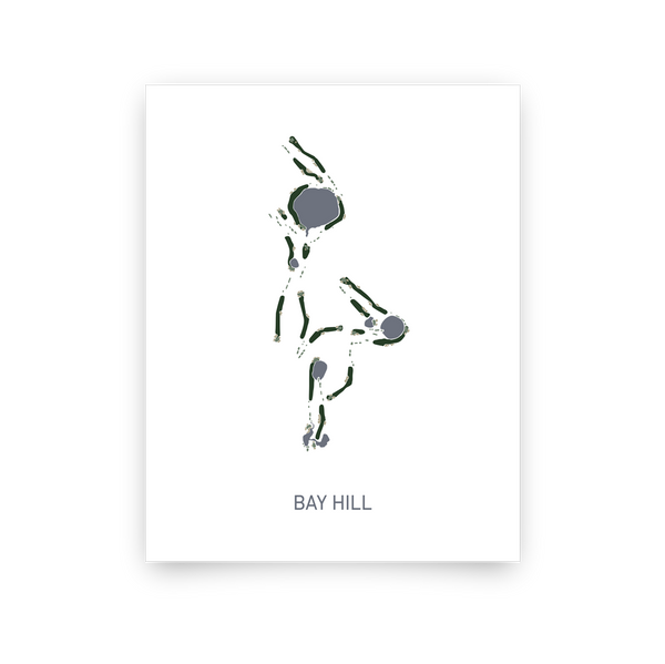 Lie + Loft Bay Hill (White) 11x14