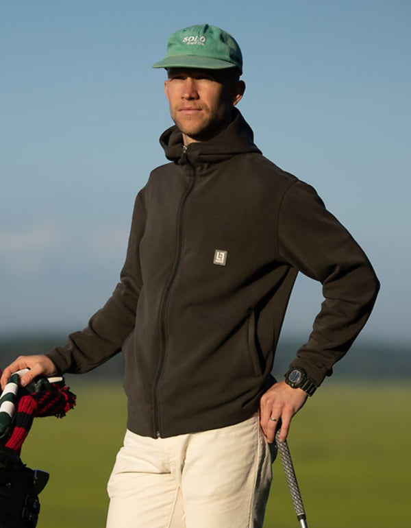 Solo Gol Co. DeSales Zip Up - Charcoal