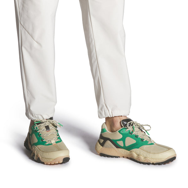 adidas Adicross Lo Golf Shoes - Savanna / Coral Fusion / Court Green