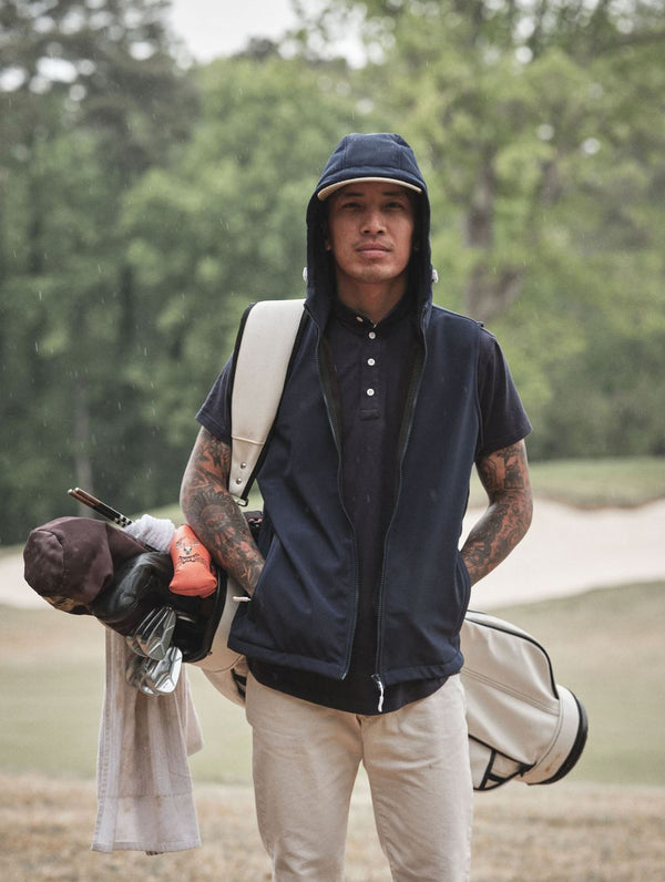 Solo Golf Core Hooded Vest 1.3 - Navy
