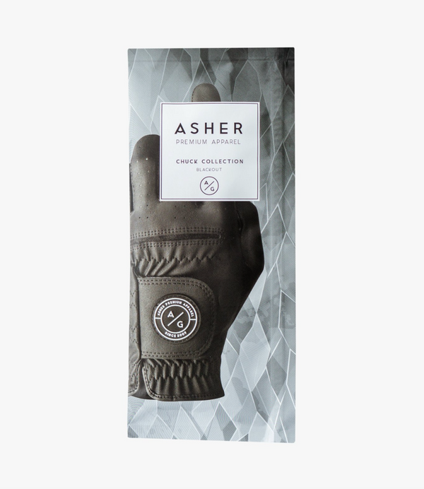 Asher Golf Glove Blackout Chuck 2.0 - Black
