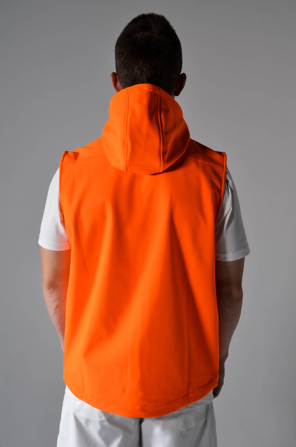 Solo Golf Core Hooded Vest - Orange