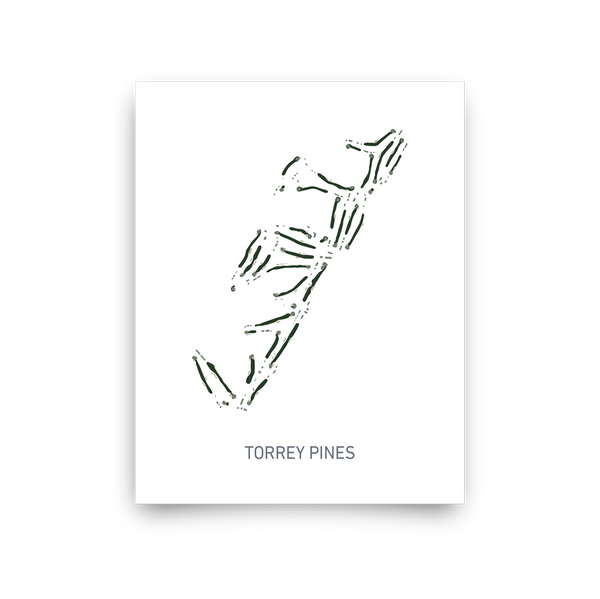 Lie + Loft Torrey Pines (White) 11x14
